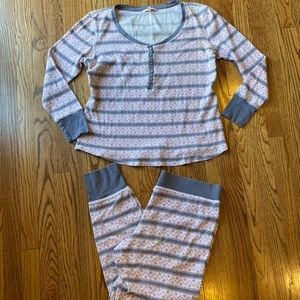 Victoria's Secret Thermal Pajama Set Sz Large
